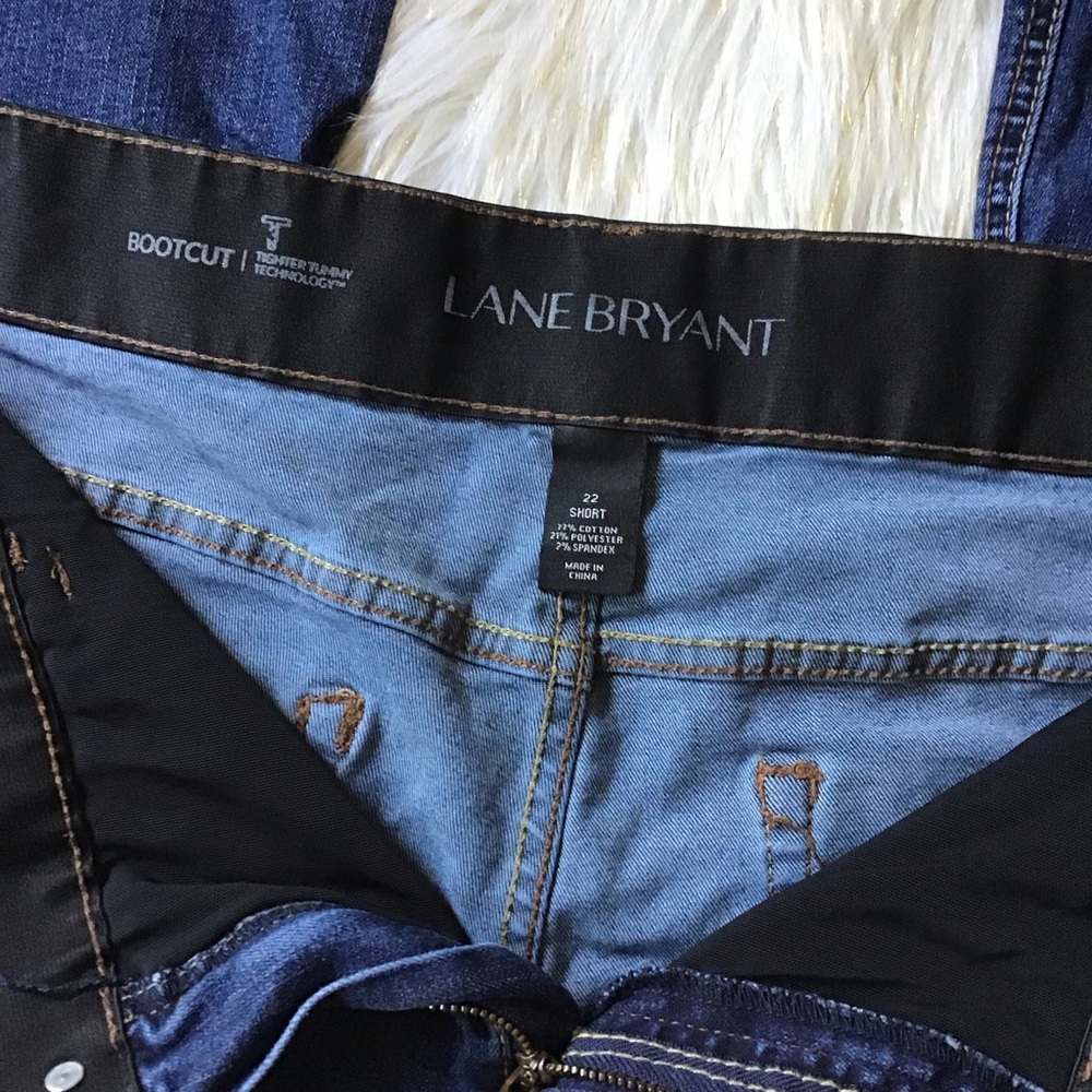 Lane Bryant bootcut tighter technology tummy jeans - Picture 6 of 7